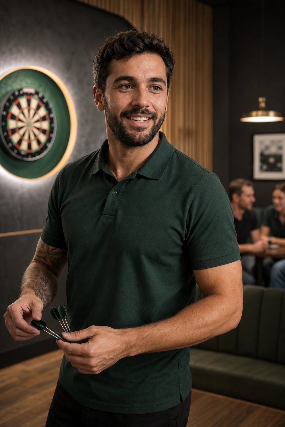 André Coutinho, treinador de dardos de competição