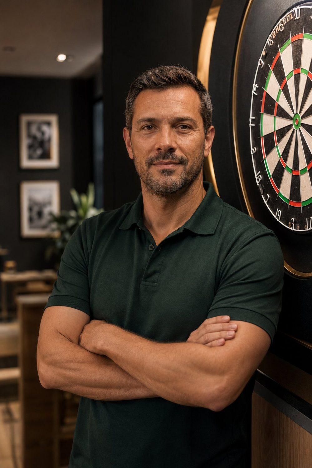 Rui Salgueiro, treinador principal de dardos do Triplo 20